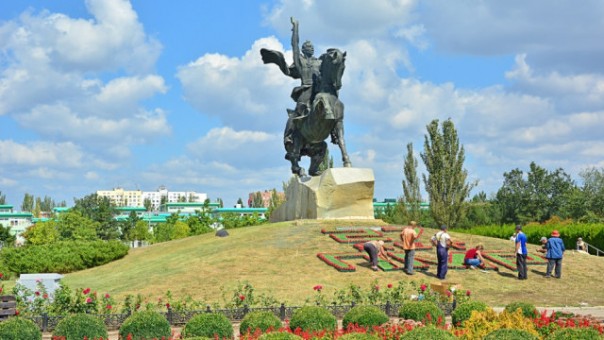 Monumen di Ibu Kota Negara Transdniestria (foto/int= 