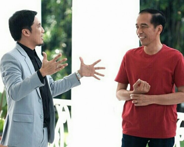 Desta unggah foto Jokowi di instagram pribadinya (foto/instagram) 