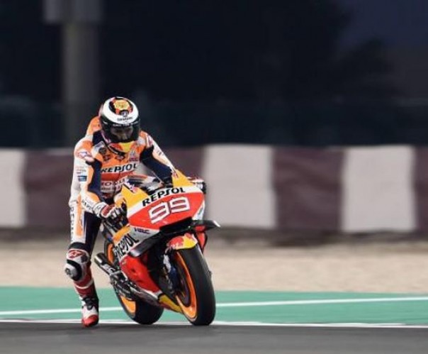 Jorge Lorenzo bersama tim anyarnya, Repsol Honda. Foto: int 