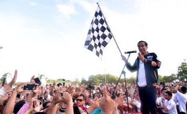 Jokowi buka jalan santai di Sulawesi