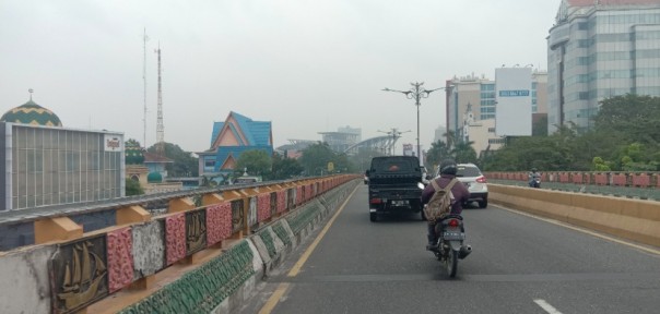 Udara di Pekanbaru sempat kabur pagi tadi (foto/int) 