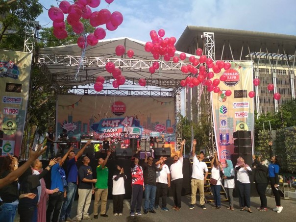 Suasana HUT Radio Bharabas Pekanbaru