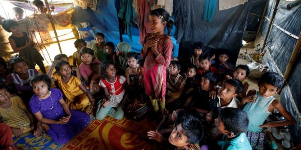 Anak-anak pengungsi Rohingya