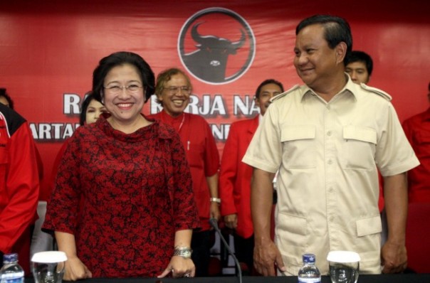 Megawati berpasangan dengan Prabowo saat Pilpres 2009 (foto/int) 