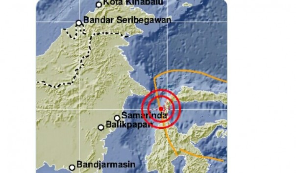 Gempa Donggala dengan Magnitudo 5,0 (foto/int) 