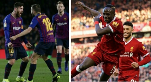 Barcelona dan Liverpool menjadi dua tim yang lolos ke perempat final Liga Champions (foto/int) 
