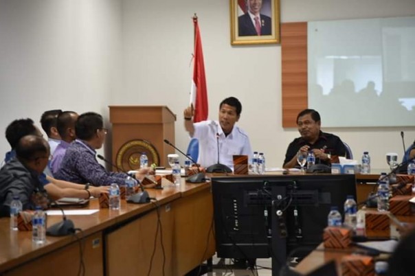 Sejumlah anggota Dewan Perwakilan Rakyat Daerah (DPRD) Kabupaten Bengkalis melakukan konsultasi ke BNPP/hari