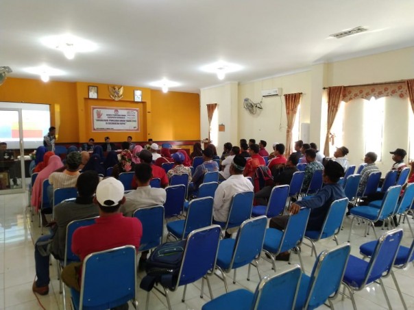 Sosialisasi dalam pelaksaan Pemilihan Umum (Pemilu) 2019 di Kecamatan Rupat/hari