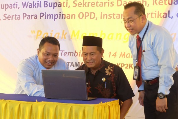 H Syamsuddin Uti menghadiri pekan panutan penyampaian SPT Tahunan PPh Pribadi melalui E-filling /ADV