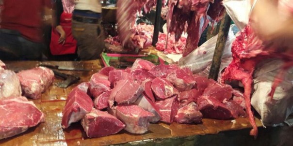 Harga daging sapi Pekanbaru turun (foto/ilustrasi) 