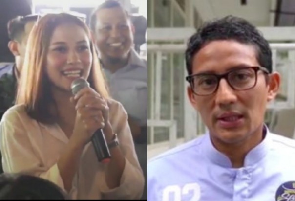 Tiffani, wanita yang tengah viral karena bertanya kepada Sandiaga Uno untuk menjadi istri kedua