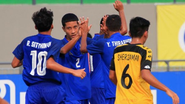 Timnas U-23 Thailand Hempaskan Brunei 8-0
