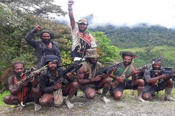Anggota Kelompok Separatis Papua. Foto: Radio Newzealand 