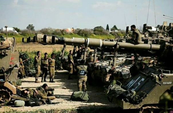 Israel dikabarkan menempatkan tank di perbatasan Gaza, Palestina (foto/instagram)