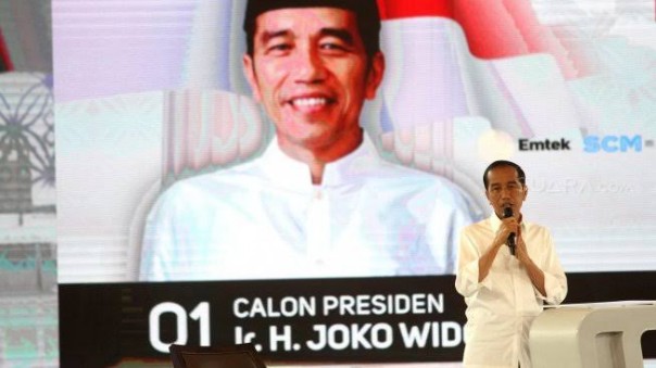 Capres petahana Joko Widodo