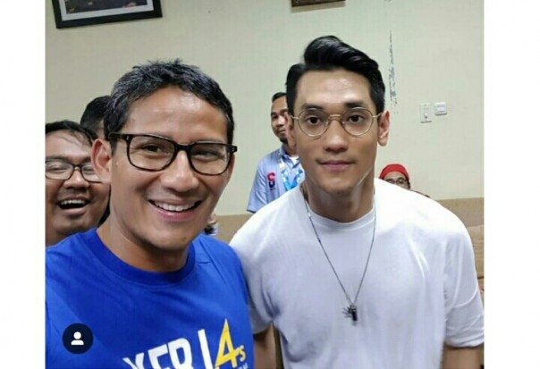 Sandiaga Uno foto bareng Afgan (foto/instagram)