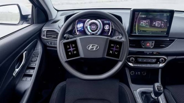 Setir mobil masa depan Hyundai akan dilengkapi layar sentuh