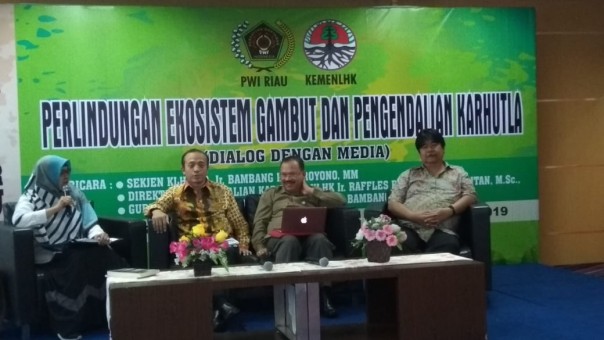 Acara Ngopi perdana PWI Riau/phi