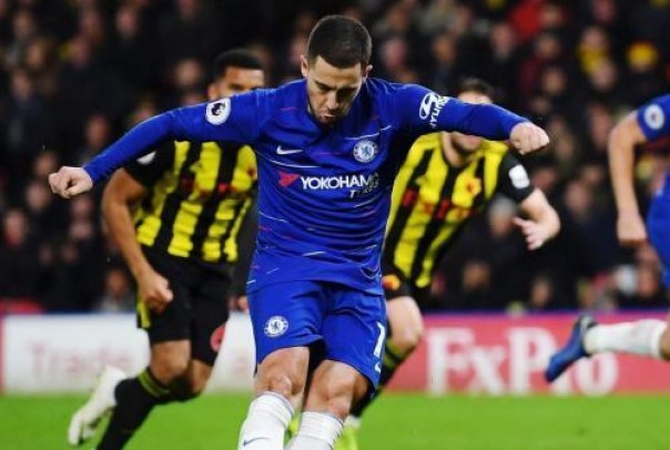 Gol Hazard bawa Chelsea berhasil kalahkan West Ham (foto/int)