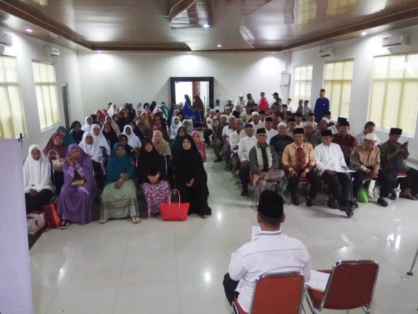 Jamaah Calon Haji JCH Asal Kabupaten Bengkalis Ikuti Perekaman Biometerik/hari