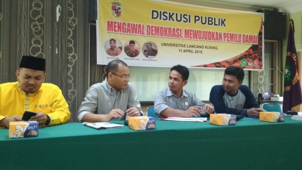 KPU Riau, Bawaslu Riau dan Satma PP Gelar Diskusi Publik Bagi Mahasiswa Unilak