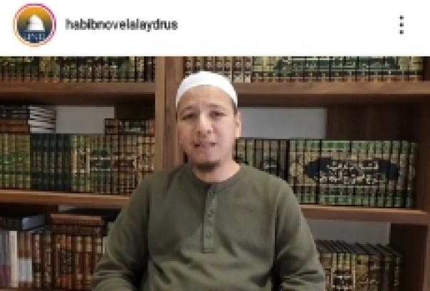 Tangkapan layar pernyataan Habib Novel Alaydrus tentang arah dukunganya di pilpres 2019