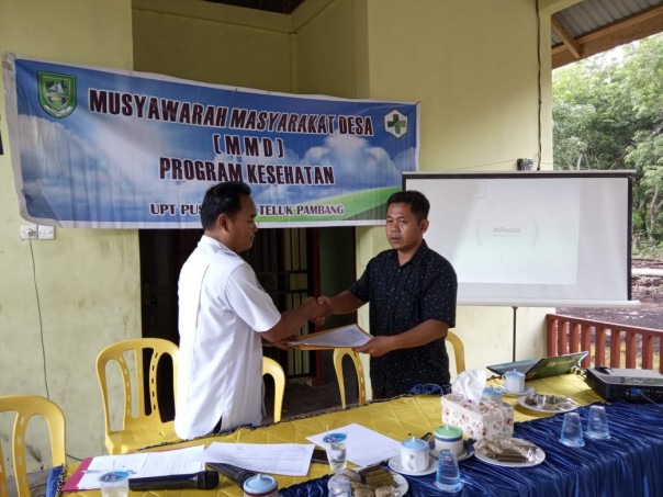 Pelaksanaan Musyawarah Masyarakat Desa (MMD), Rabu 24 April 2019./hari