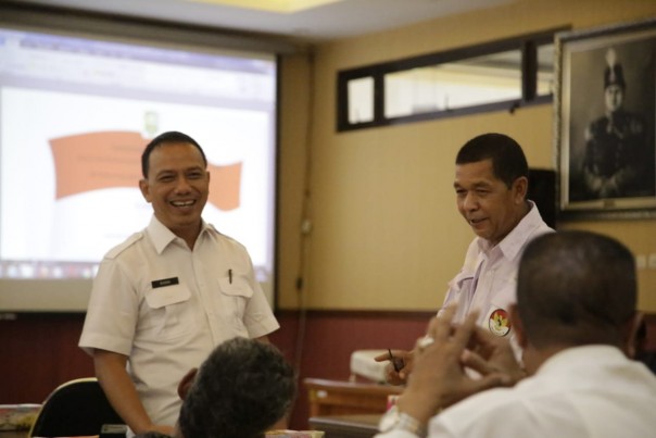 Rapat Koordinasi Kewaspadaan Dini Tahun 2019 di Siak Sri Indrapura Meeting Room Kantor Bupati Siak/lin