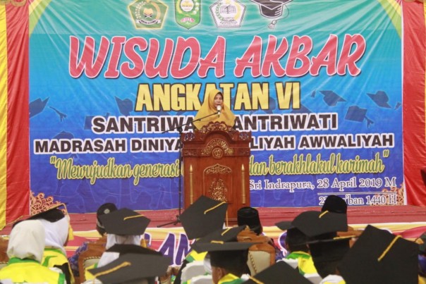 Wisuda Akbar Angkatan VI Madrasah Diniyah Takmiliyah Awwaliyah (MDTA) se Kecamatan Siak /lin