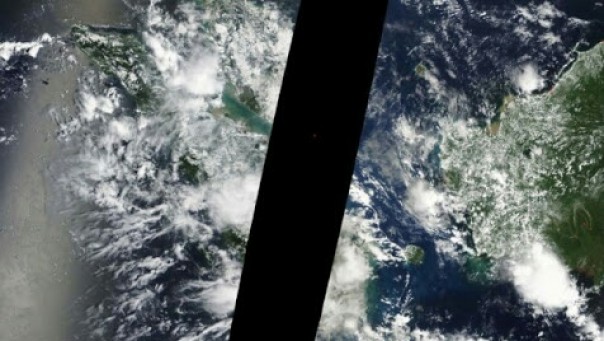 Pantauan satelit hotspot nihil, situasi blank area (foto/ilustrasi)