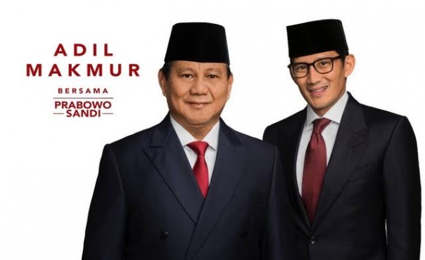 Pasangan Nomor Urut 02, Prabowo Subianto-Sandiaga Uno