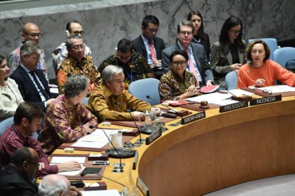 Peserta Sidang Dewan Keamanan PBB banyak kenakan batik