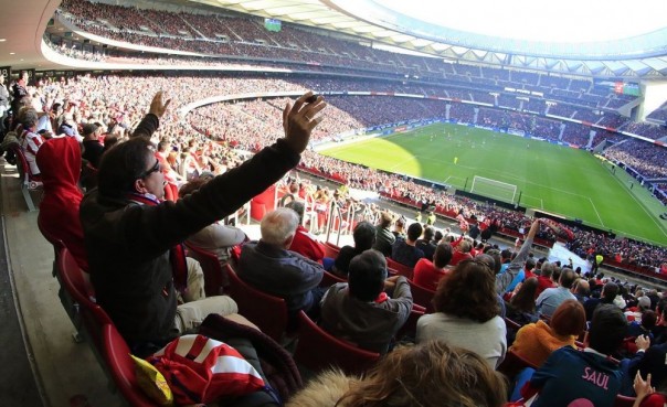 Penampakan Wanda Metropolitano, stadion tempat pelaksanaan final Liga Champions (foto/int)