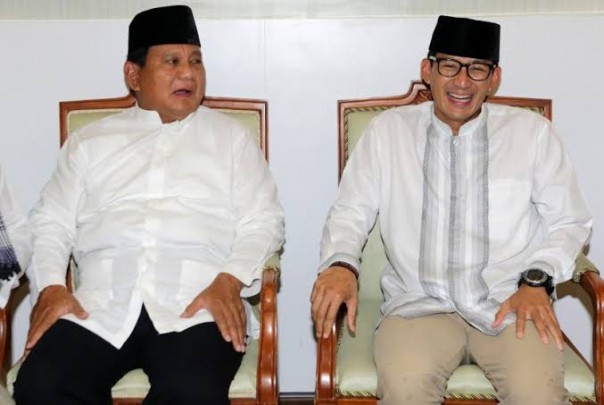 Pasangan Nomor Urut 02, Prabowo Subianto-Sandiaga Uno