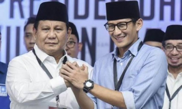 Pasangan Nomor Urut 02, Prabowo Subianto-Sandiaga Uno