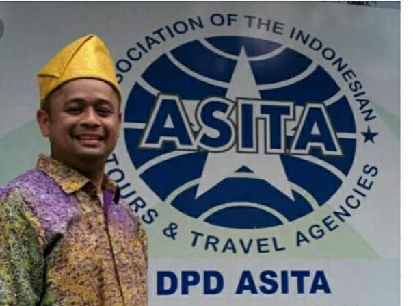 Ketua Association of the Indonesian Tours and Travel Agencies Riau, Dede Firmansyah (foto/int)