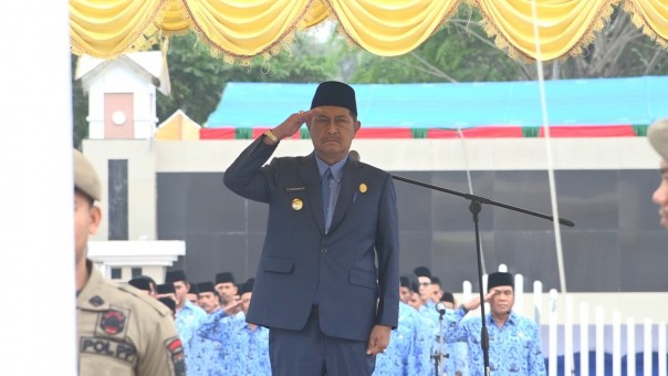 Wakil Bupati Kabupaten Indragiri Hilir memimpin upacara peringatan ke-111 Hari Kebangkitan Nasional/ADV