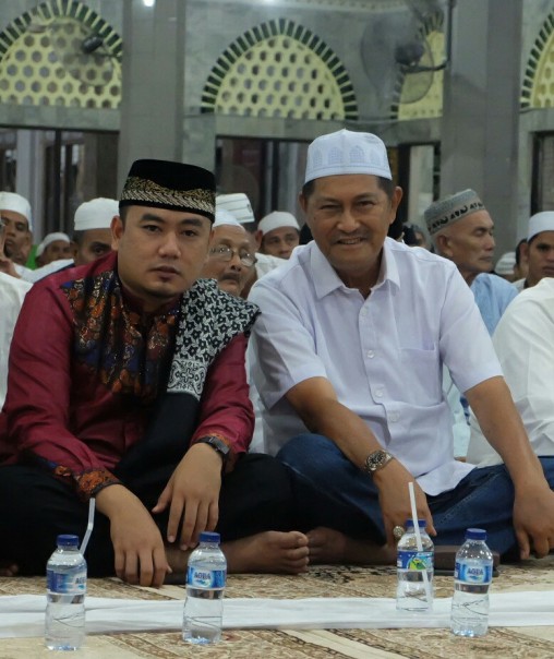 Wakil Bupati Kabupaten Indragiri Hilir H Syamsuddin Uti menghadiri peringatan Nuzulul Quran 1440 Hijriyah/ADV