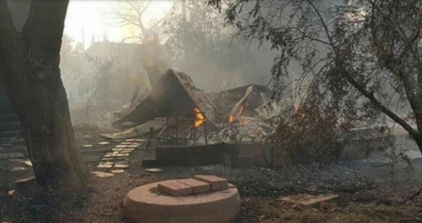Pemukiman Israel dikabarkan terbakar akibat suhu ekstrem di Palestina (foto/instagram)