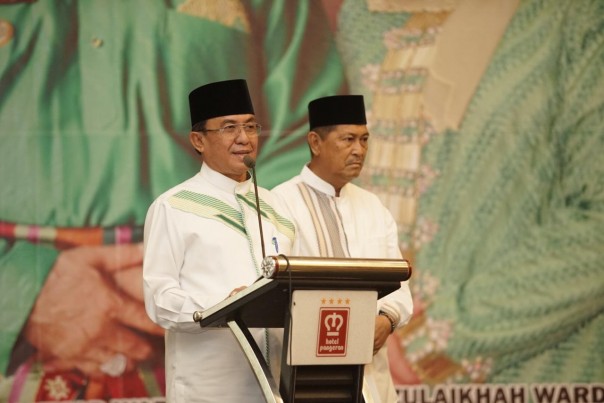 Bupati HM Wardan bersama Wabup H Syamsuddin Uti/ADV