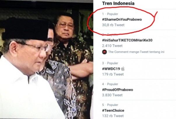 Takziah Prabowo ke kediaman SBY jadi pembicaraan publik (foto/int)