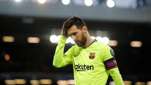 Lionel Messi bersama Barcelona terdepak dari Liga Champions setelah dikalahkan Liverpool di semifinal (foto/int)