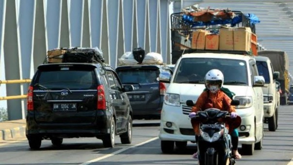 Arus balik para pemudik mulai ramaikan lintas Riau-Sumatera Utara (foto/int)