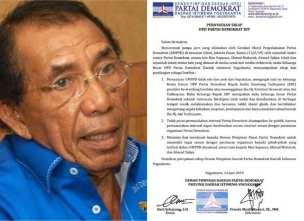 Kader Partai Demokrat sejumlah daerah meminta Max Sopacua dan sejumlah kader lainnya ditindak (foto/int)