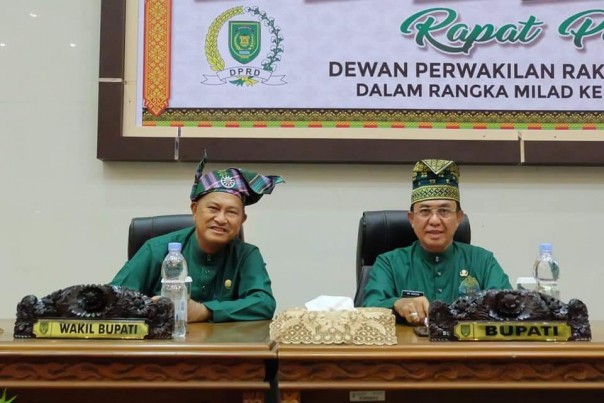 Bupati HM Wardan dan Wabup H Syamsuddin Uti/ADV