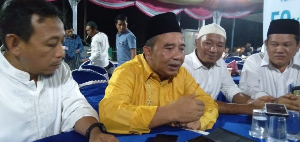 General Manager (GM) PT. PLN (Persero) UIW Riau dan Kepulauan Riau, M. Irwansyah Putr saat memberikan keterangan/hari