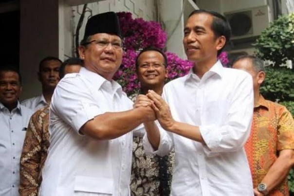 Capres 02 Prabowo Subianto dan Capres Petahana Jokowi