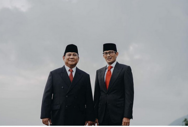 Ini foto yang diunggah Prabowo dalam akun Instagram resminya, beberapa saat menjelang sidang putusan gugatan Pilpres di MK. Foto: int 