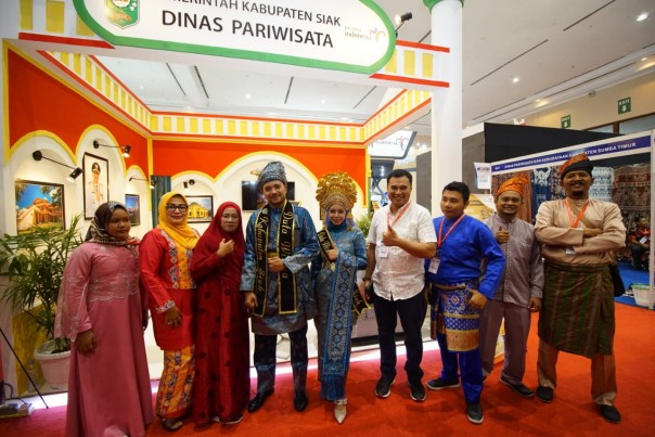 Pemerintah Kabupaten Siak melalui Dinas Pariwisata  mengikuti  Gebyar Wisata  Budaya Nusantara 2019/lin
