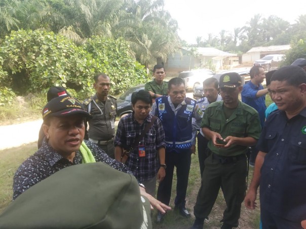 Rombongan DPRD Riau melakukan sidak ke PT Adei Plantation yang diduga melakukan Perambahan hutan diluar HGU